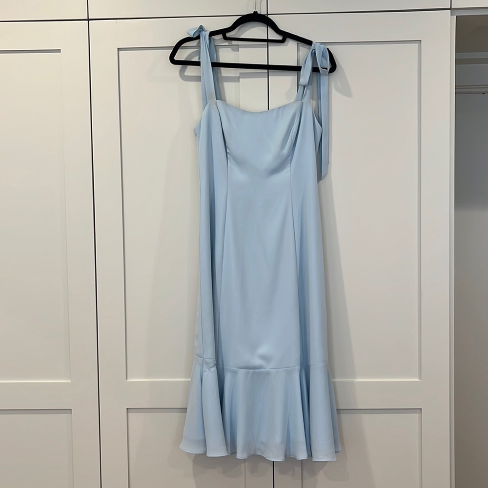 Light blue midis dress
